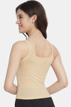 Bleeding Heart Cotton Camisole (Pack of 2) - Pink Beige — thumbnail 3